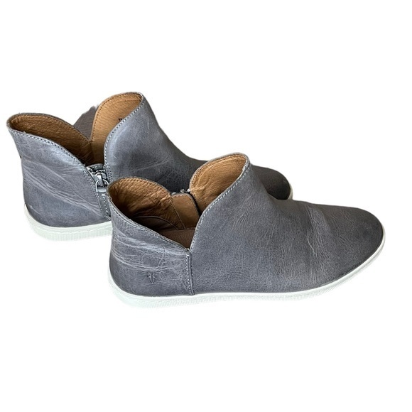 Frye Grey Melissa Sneaker Shooties Size 8 Booties Tennis Shoes Casual Women’s - Picture 4 of 8